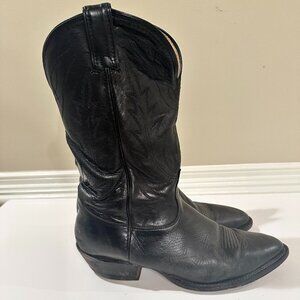 Nocona Womens Black Western Cowboy Boots Size 9.5